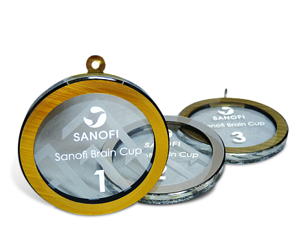 Медали из акрила SANOFI ММД-15334