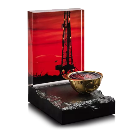 Сувенир-визитница «Добытчикам нефти» МПП-33918