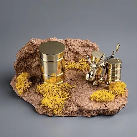 Сувенирная инсталляция «История добычи нефти» МП-41468