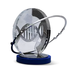 Подарочная статуэтка «Спираль ДНК»