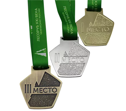 Медали пятигранные МПМ-34027