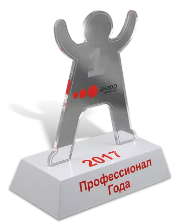 Приз из оргстекла «Профессионал года» МП-26190