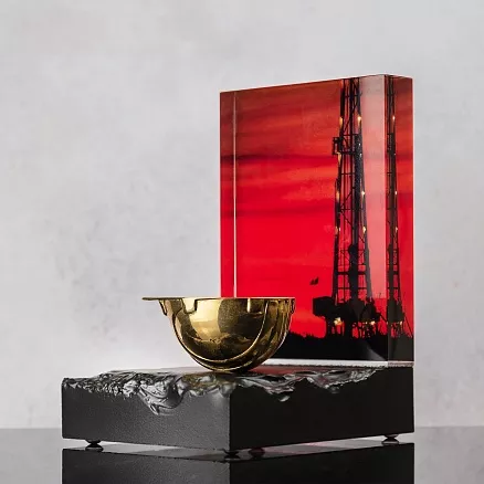 Сувенир-визитница «Добытчикам нефти» МПП-33918