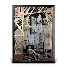 Подарочная плакетка «Строителю»