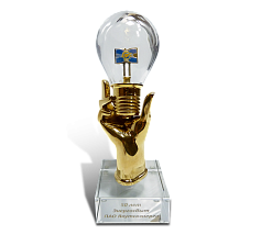 Сувенир «Лампа с логотипом»