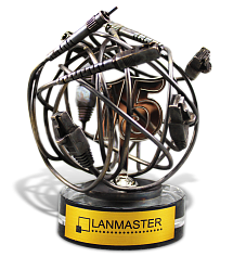 Юбилейная награда от LANMASTER